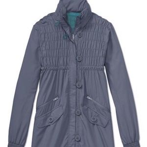 Athleta Shock Cord Anorak Hooded Jacket